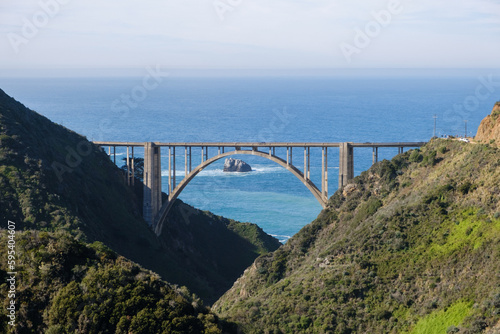 Rocky coast in Big Sur, California