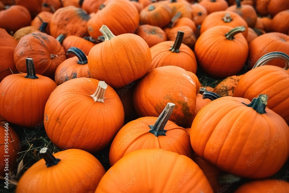 pumpkins. Generative AI pumpkins. Generative AI