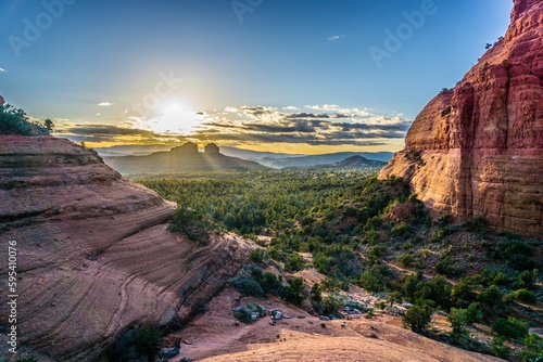Obraz na plátně Sunset in Sedona Arizona