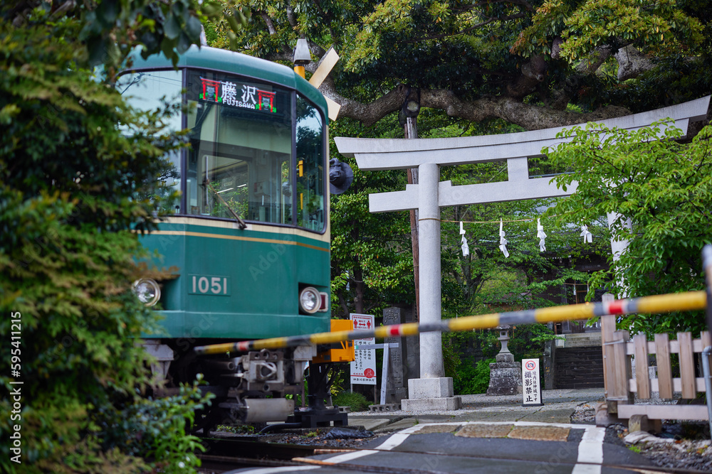 Fototapeta premium 江ノ電