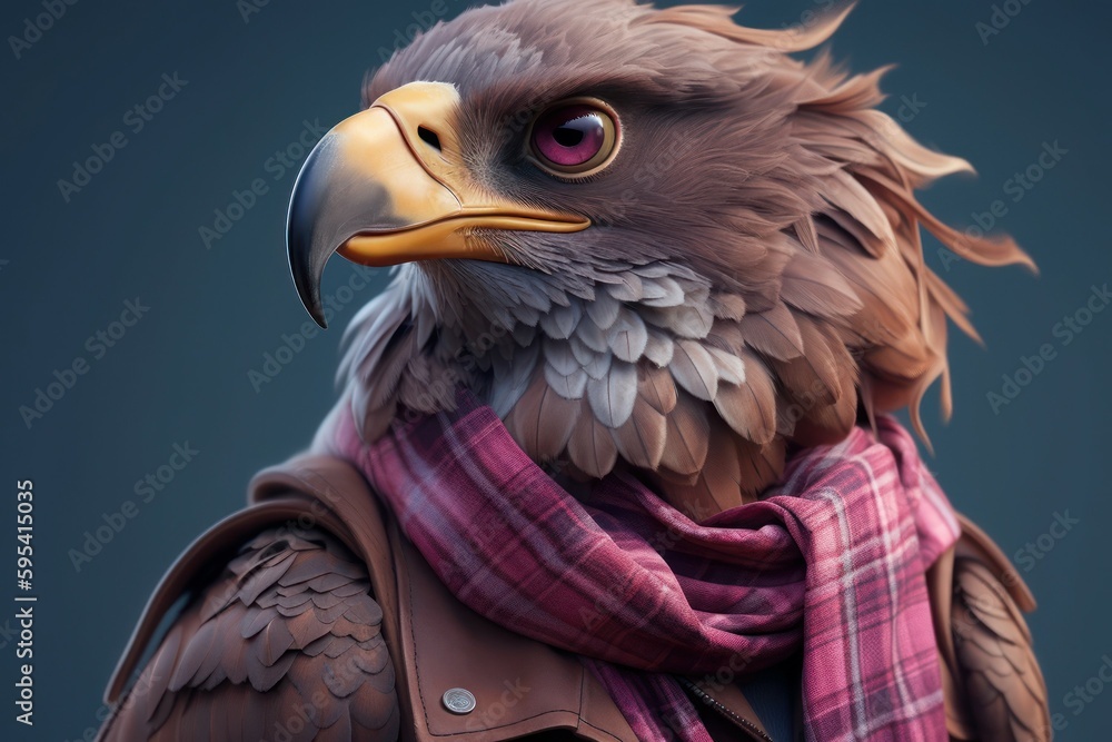 Portrait of magical fairy eagle. The concept of freedom. AI generated,  human enhanced Illustration Stock | Adobe Stock