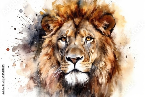 lion head portrait © Man888