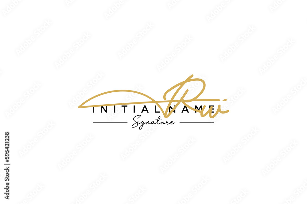 Initial RW signature logo template vector. Hand drawn Calligraphy lettering Vector illustration. Initial RW signature logo template vector. Hand drawn Calligraphy lettering Vector illustration.