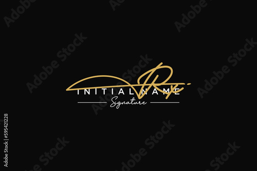 Initial RX signature logo template vector. Hand drawn Calligraphy lettering Vector illustration.