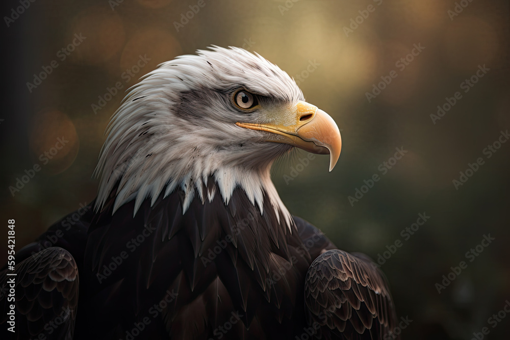 Obraz premium Eagle, Generative AI