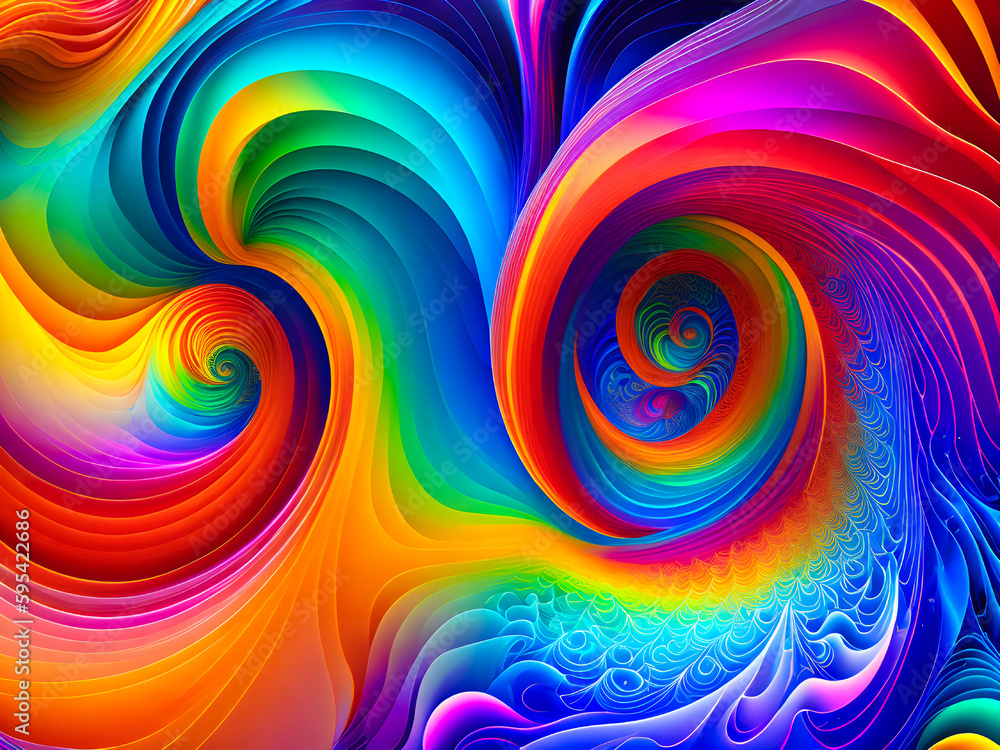 Generative A.I.  Arabian Swirls 3d,  Created from an Abstract Image, in my Portfolio