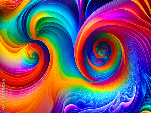 Generative A.I.  Arabian Swirls 3d   Created from an Abstract Image  in my Portfolio