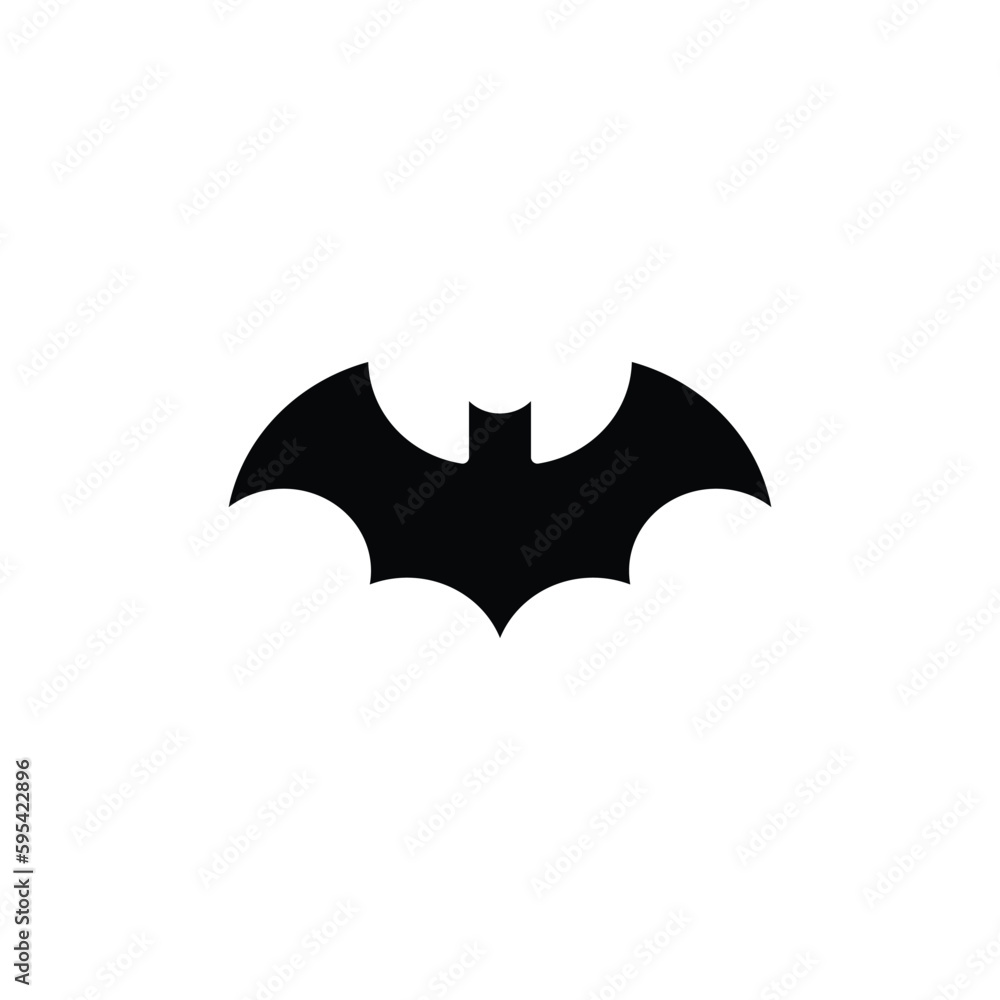 Fototapeta premium bat icon. solid icon.