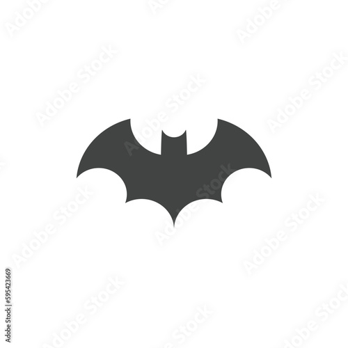 bat icon. flat icon.