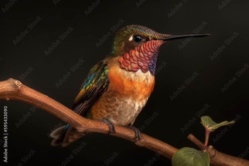Obraz premium hummingbird on a branch