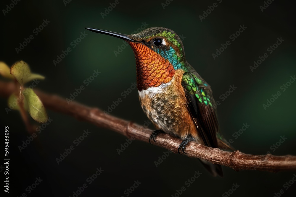 Fototapeta premium hummingbird on a branch