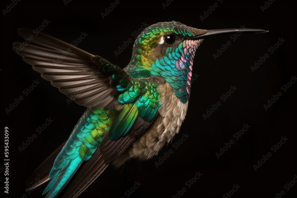 Fototapeta premium hummingbird in flight