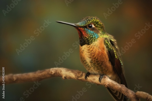 hummingbird on a branch