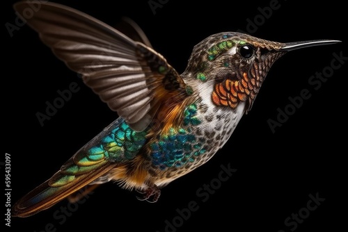 hummingbird in flight © Man888