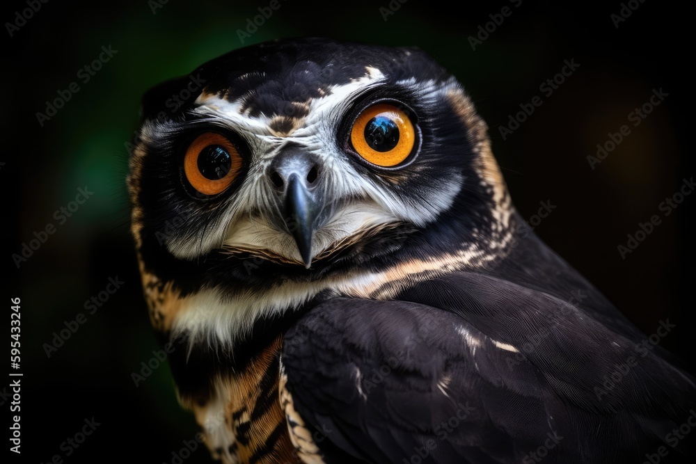 Fototapeta premium eagle owl portrait