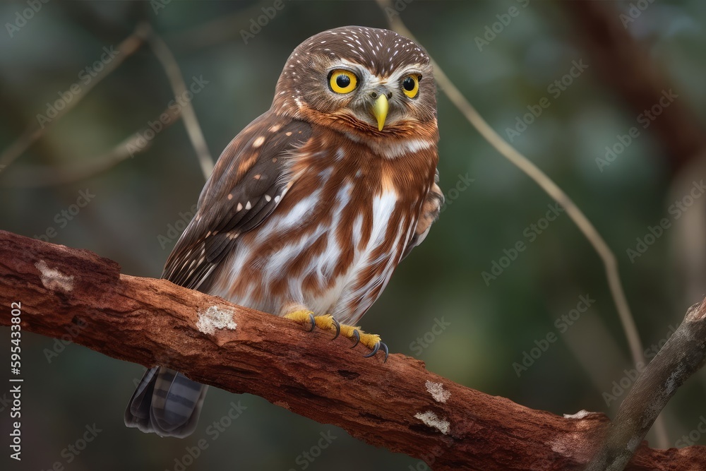 owl on a branch owl on a branch