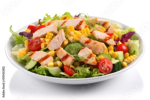 salad with vegetables