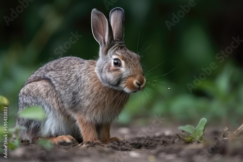 rabbit in the grass © Man888