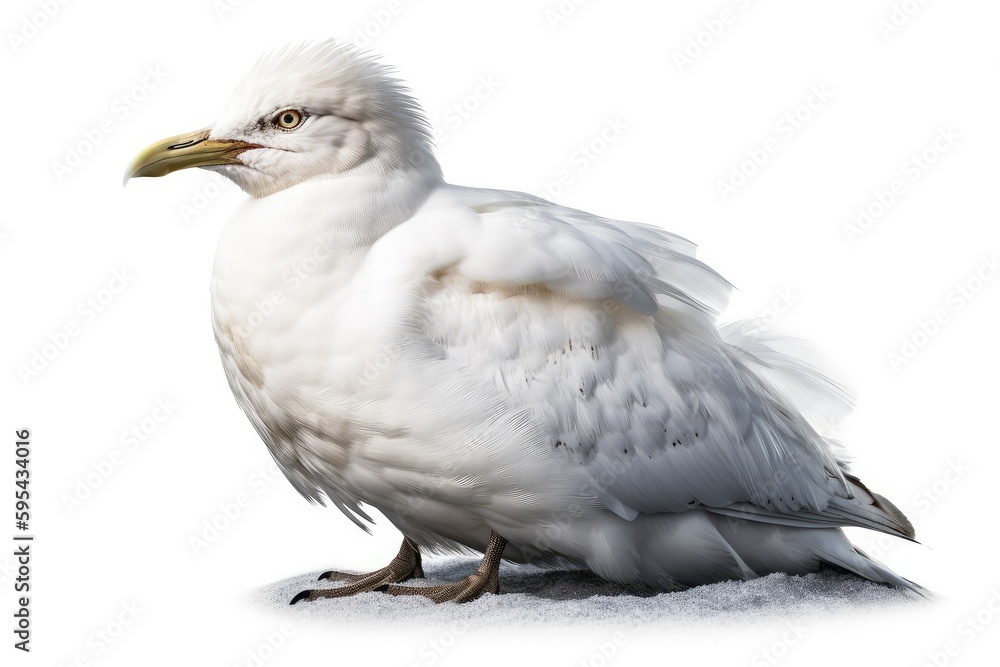 Naklejka premium Snowy Sheathbill