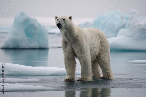 polar bear in the region