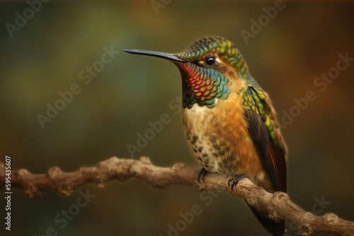 hummingbird on a branch