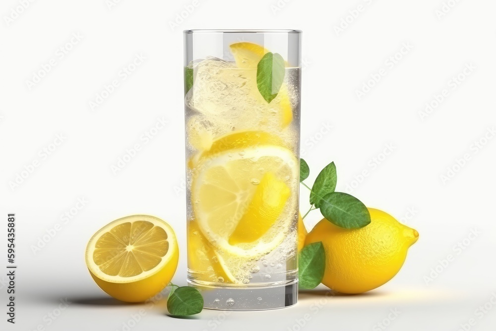 Lemonade isolate on white background Lemonade isolate on white background