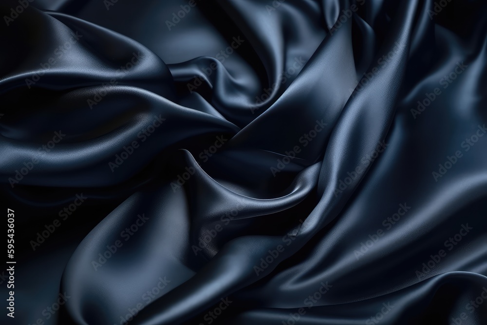 Navy Blue Satin texture Background Navy Blue Satin texture Background