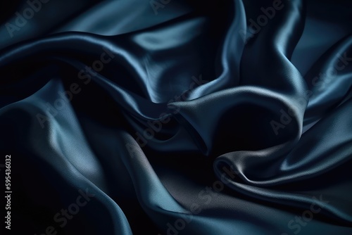 Navy Blue Satin texture Background