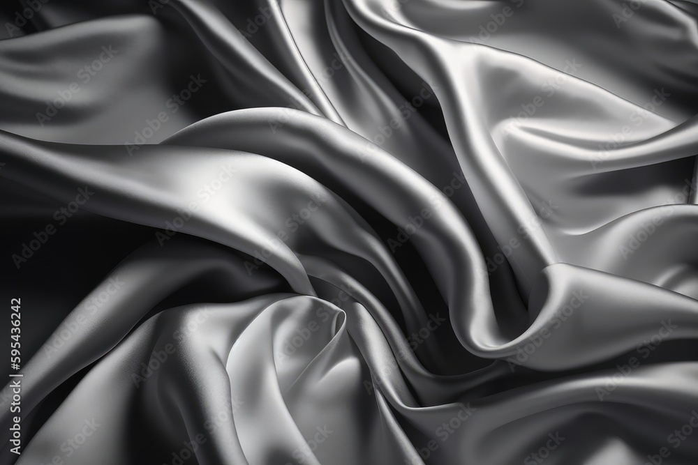 Silver Satin texture Background