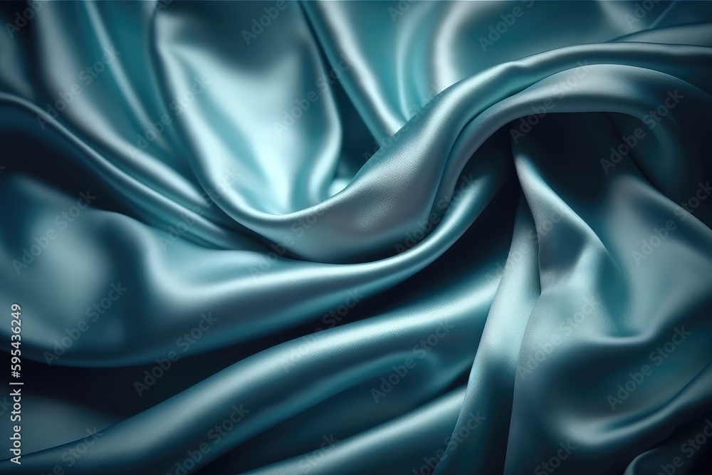 Obraz premium Sky Blue Satin texture Background