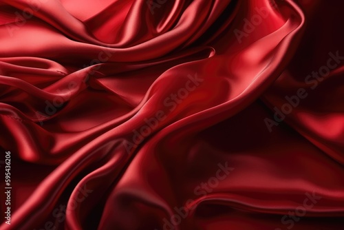 Ruby Red Satin texture Background