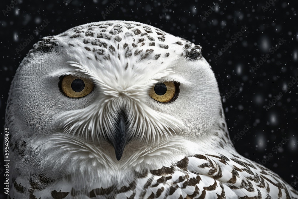 Obraz premium snowy portrait