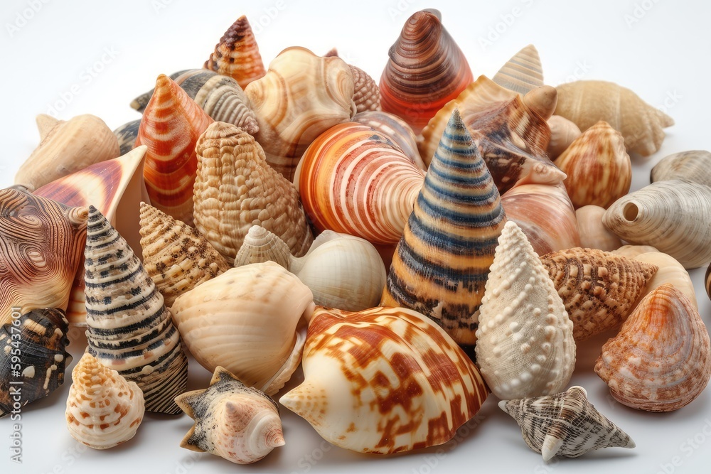 seashells on the sand seashells on the sand