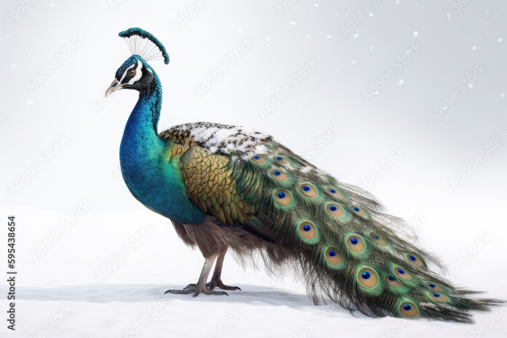 Obraz premium peacock with feathers