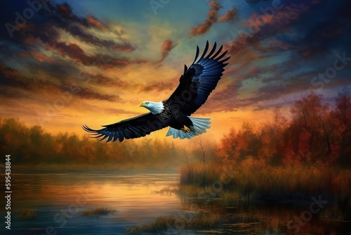 eagle flying in the sky