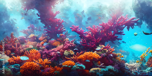 Colorful underwater world