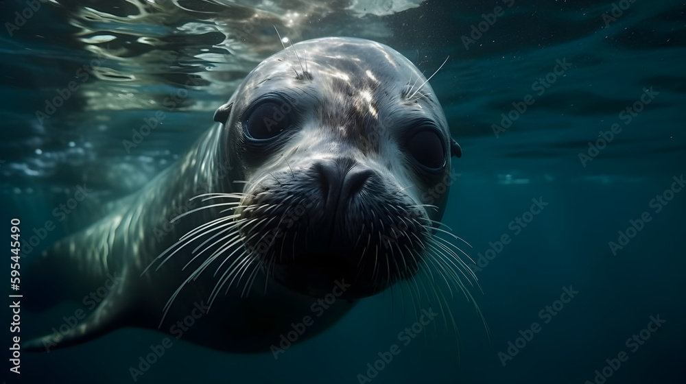 Fototapeta premium seal on the beach