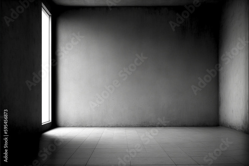 room  interior  empty  wall  architecture  floor  window  A white room with nothing no nothing