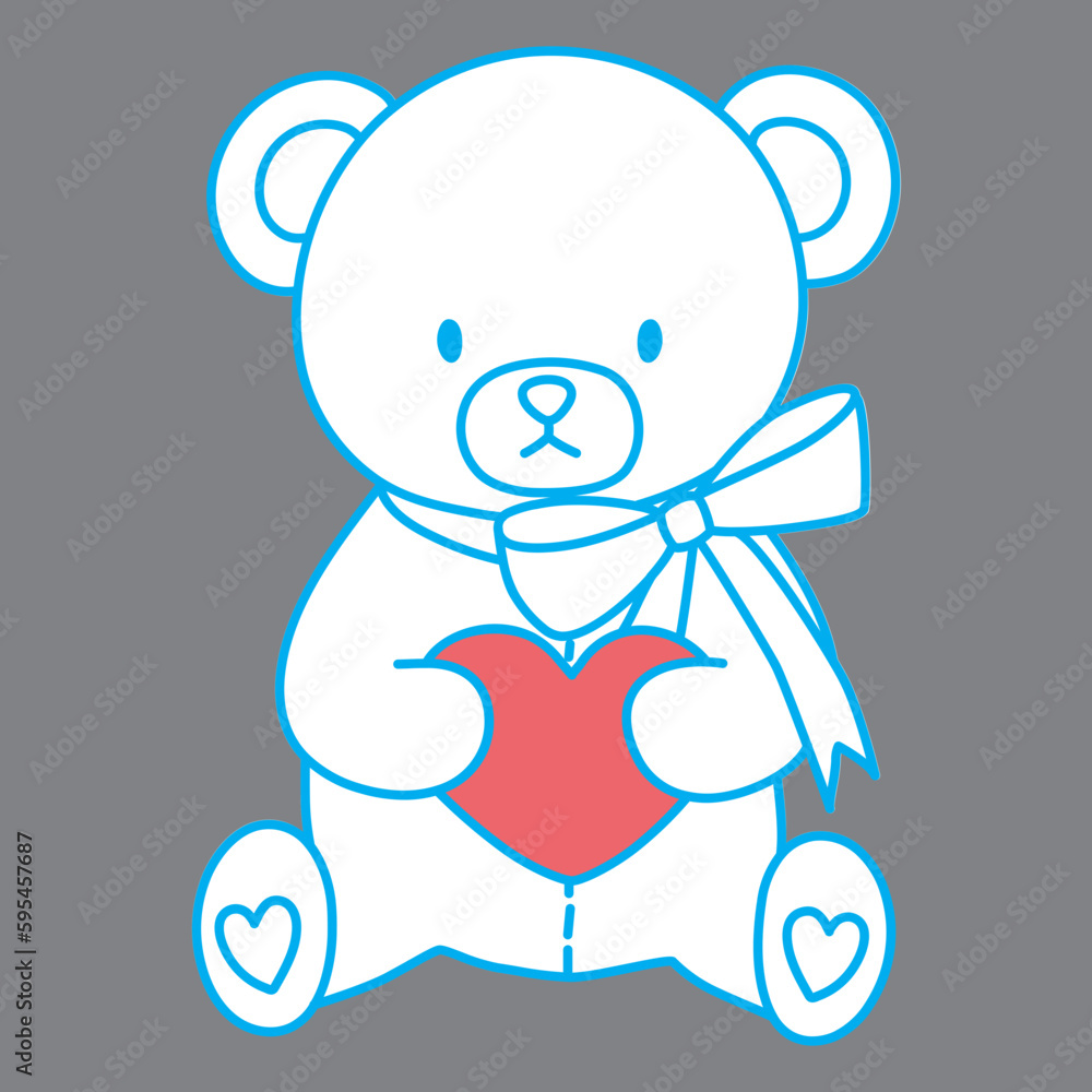 Obraz premium Cute icon made by themselves 