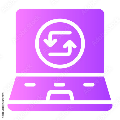 synchronize gradient icon