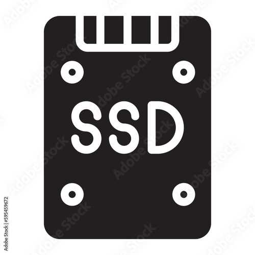 ssd glyph icon