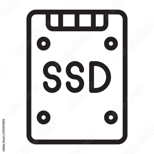 ssd line icon