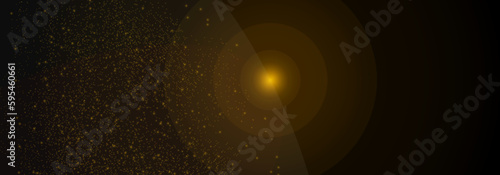 Vector transparent sunlight special lens flare light effect.Christmas background. Powder PNG. Magic shining gold dust. Fine, shiny dust bokeh particles fall off slightly. Fantastic shimmer effect.