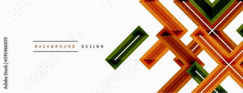 Minimal geometric background cross line. Design for wallpaper, banner, background, landing page, wall art, invitation, prints, posters