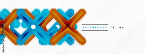 Cross line background minimal geometric template. Design for wallpaper, banner, background, landing page, wall art, invitation, prints, posters