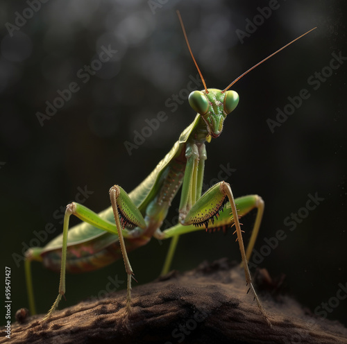 Mantis macro photography