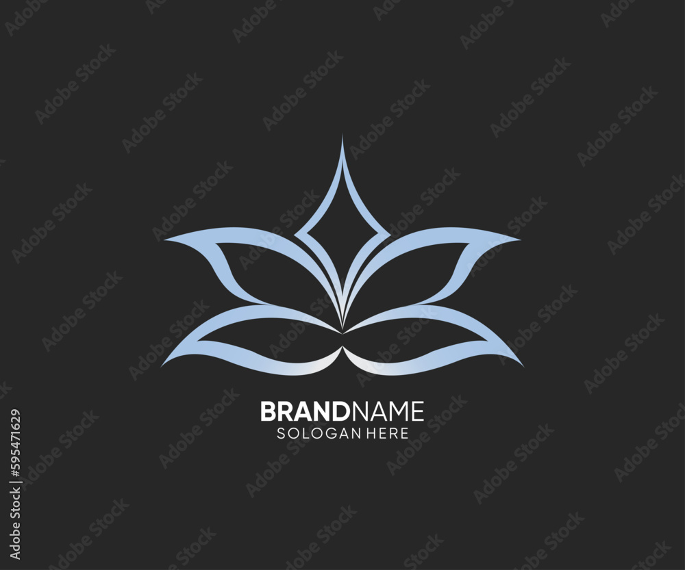 Lotus logo design vector template Lotus logo design vector template