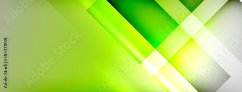 Light and shadow squares and lines abstract background