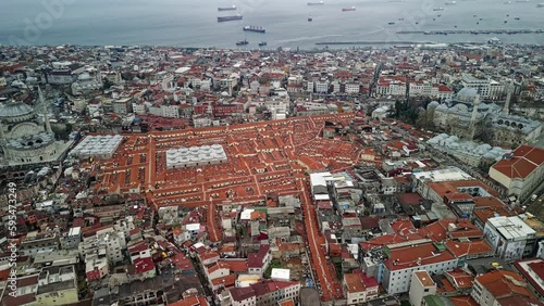 Time-lapse of the Grand Bazar in Istanbul photo