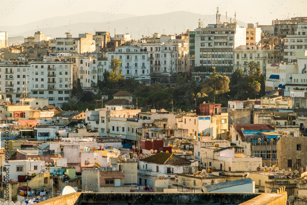 View of Tangier cityscape, Tangier, Morocco